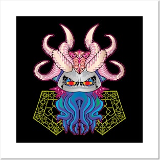 Queen squid horn cumi2 Posters and Art